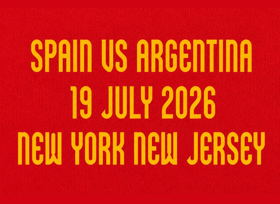 Spain vs Argentina 19 July 2026